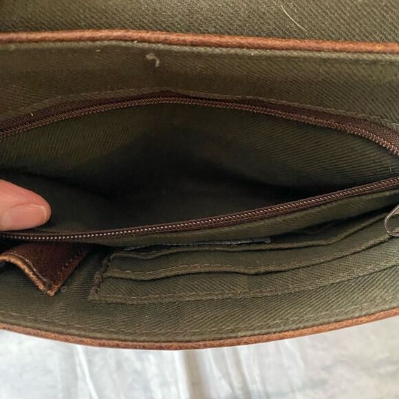 Nine and company crossbody purse w/flap and snap closure brown - Picture 10 of 13